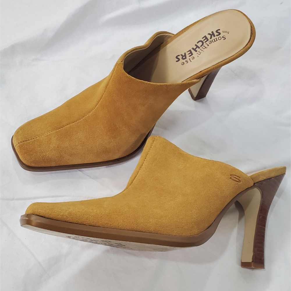 Vintage 90s Mule Square Toe Clogs Skechers
